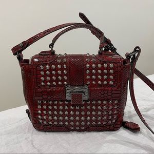 RARE rebecca minkoff elle embossed crossbody